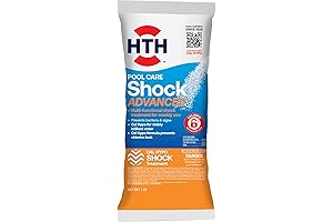 HTH 52035 Swimming Pool Care Shock Advanced, Swimming Pool Chemical, Cal Hypo Formula, 1lb