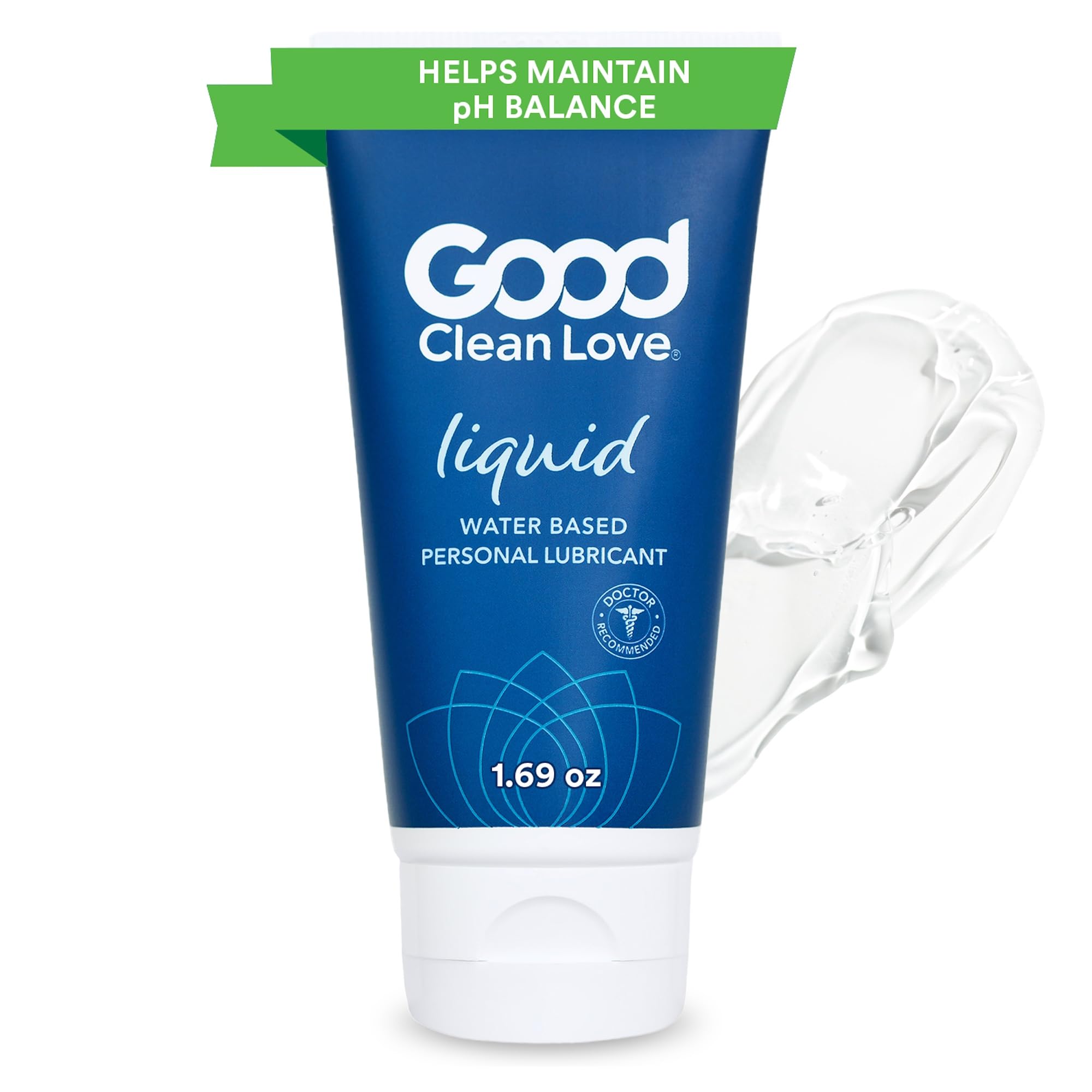 best water baced lube Good Clean Love Liquid Water-Based Hyaluronic Acid, 1.69 Oz (1-Pack) Rx