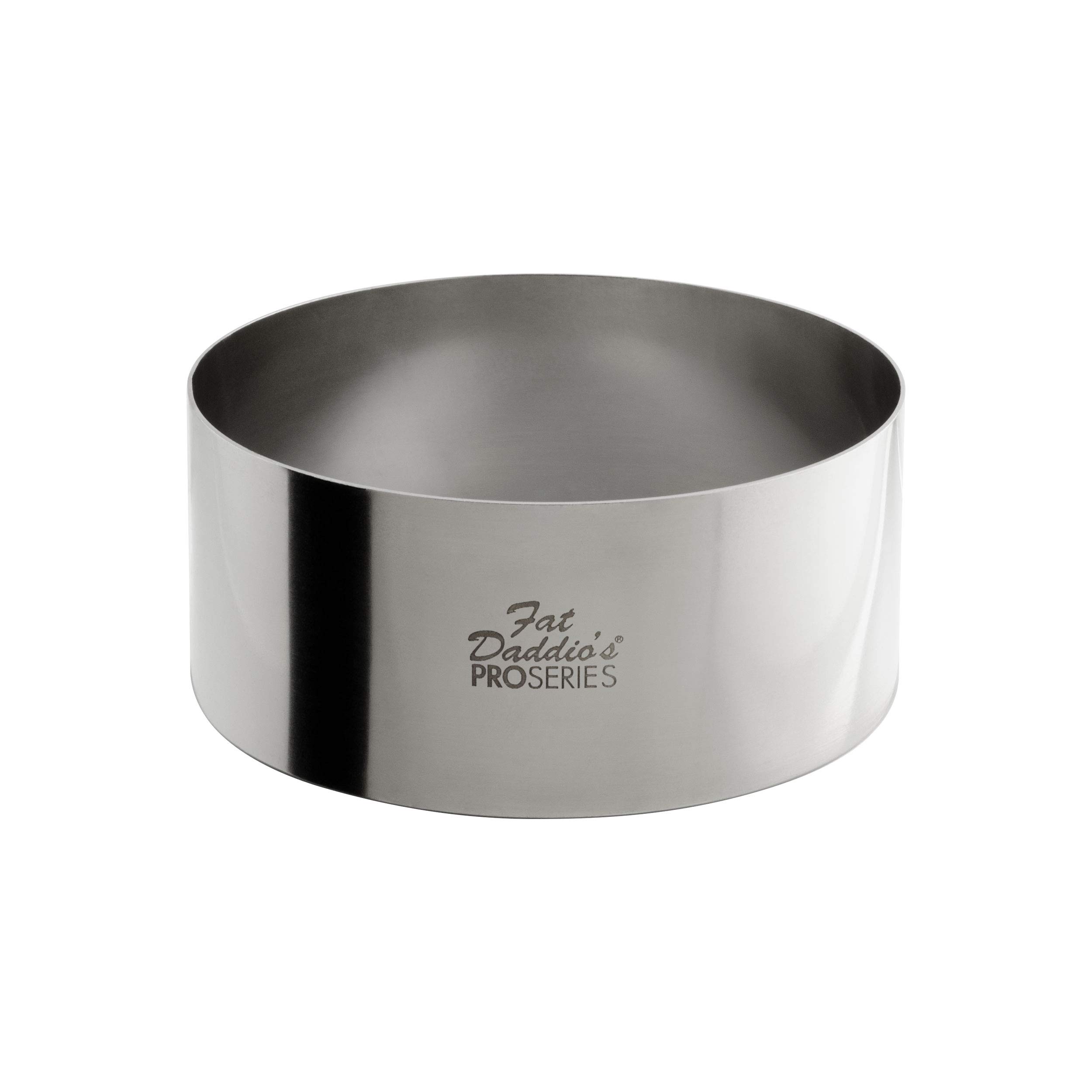 Fat Daddio's Stainless Steel Round Cake &amp; Pastry Ring 4 x 1.75 Inch