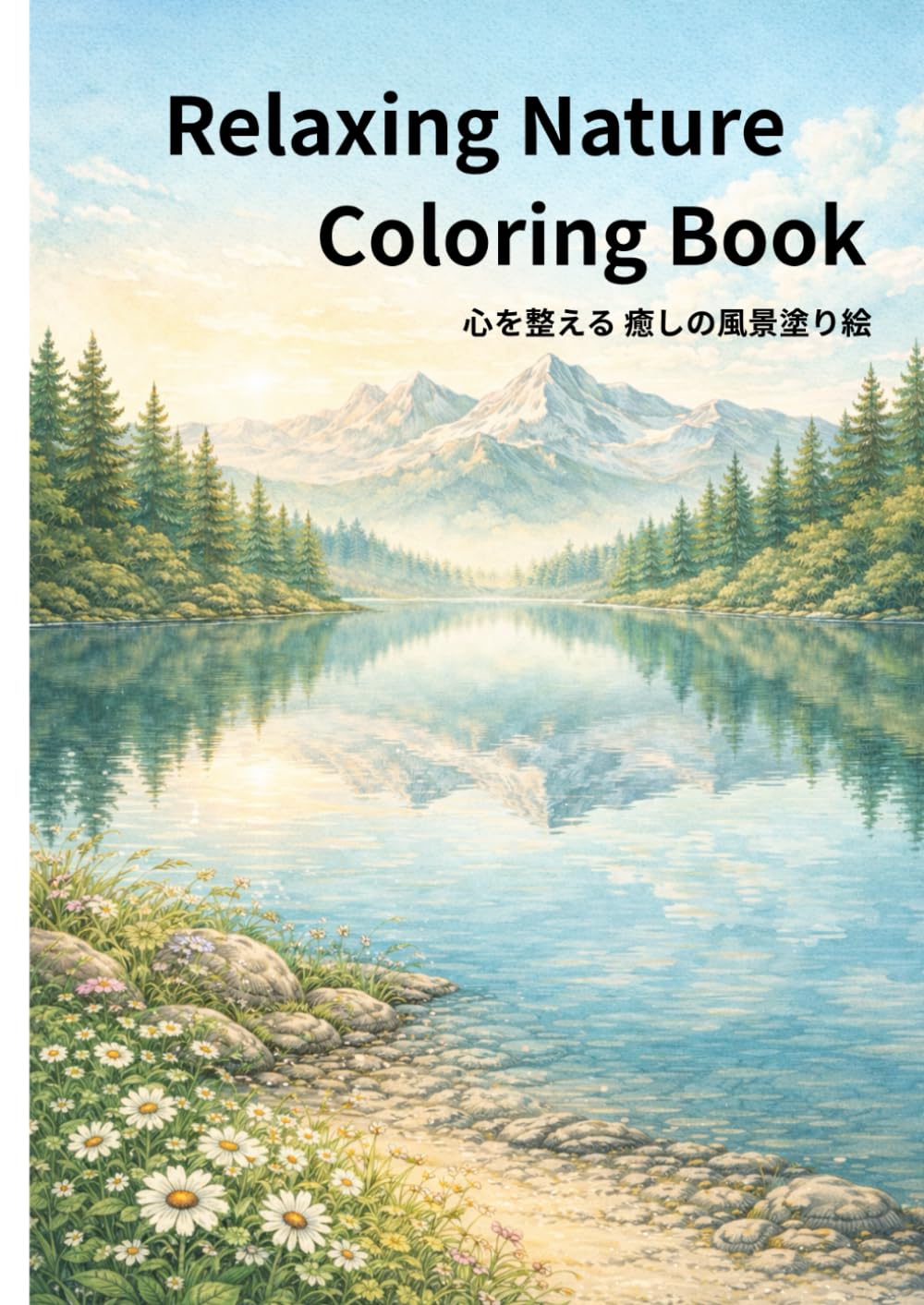心を整える 癒しの風景塗り絵 ― 森・湖・山・草原のリラックスアート ―