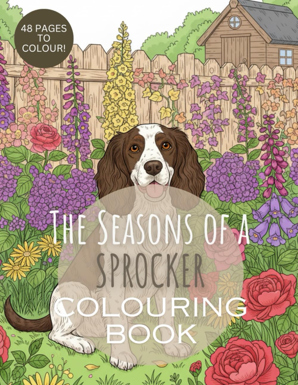 The Seasons of an Sprocker: A Delightful Adult Colouring Journey