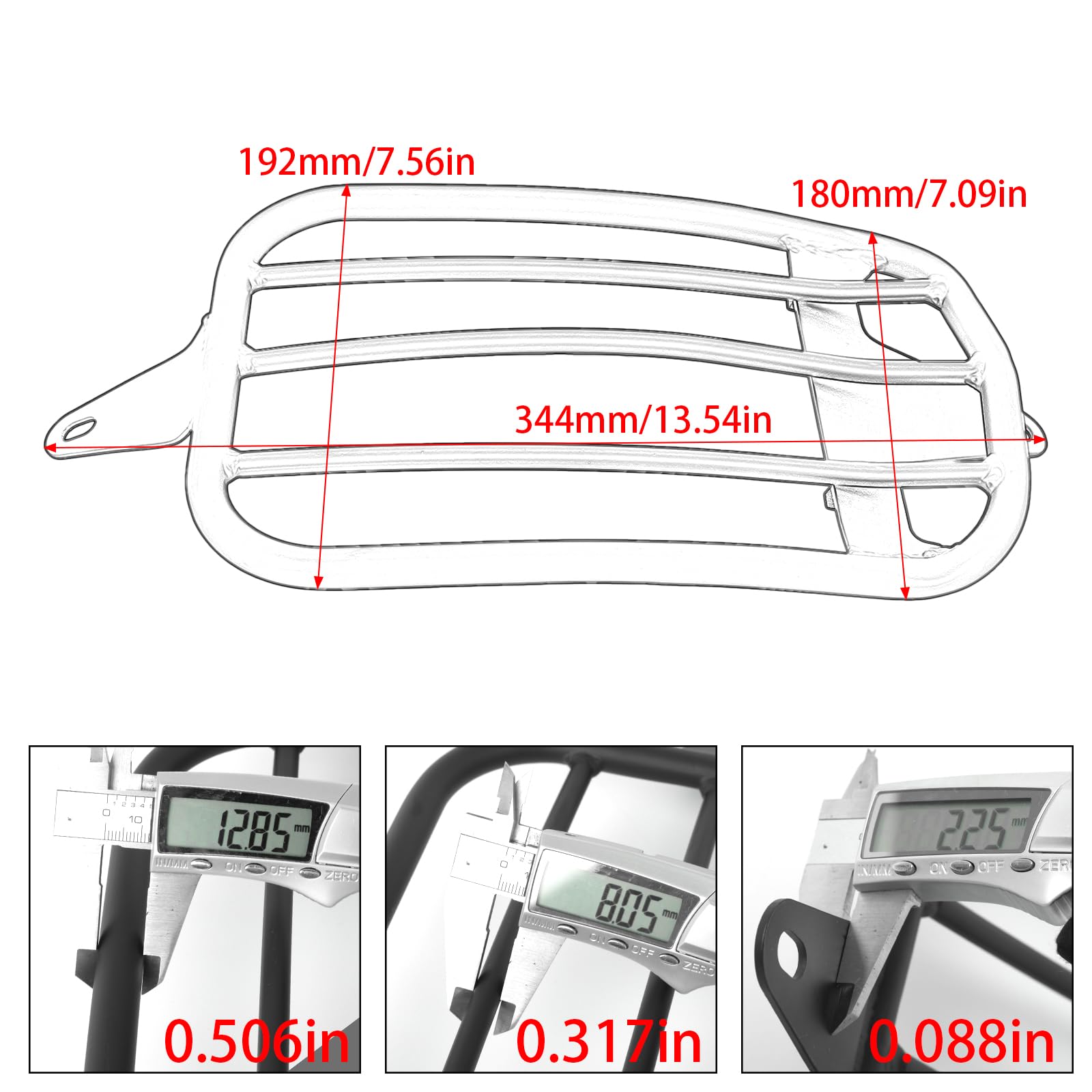 Motorrad Gepäckträger Solo Heckträger Gepäck Rack für Honda Rebel 1100 CMX 1100 CMX1100 2021 2022 2023 2024 2025