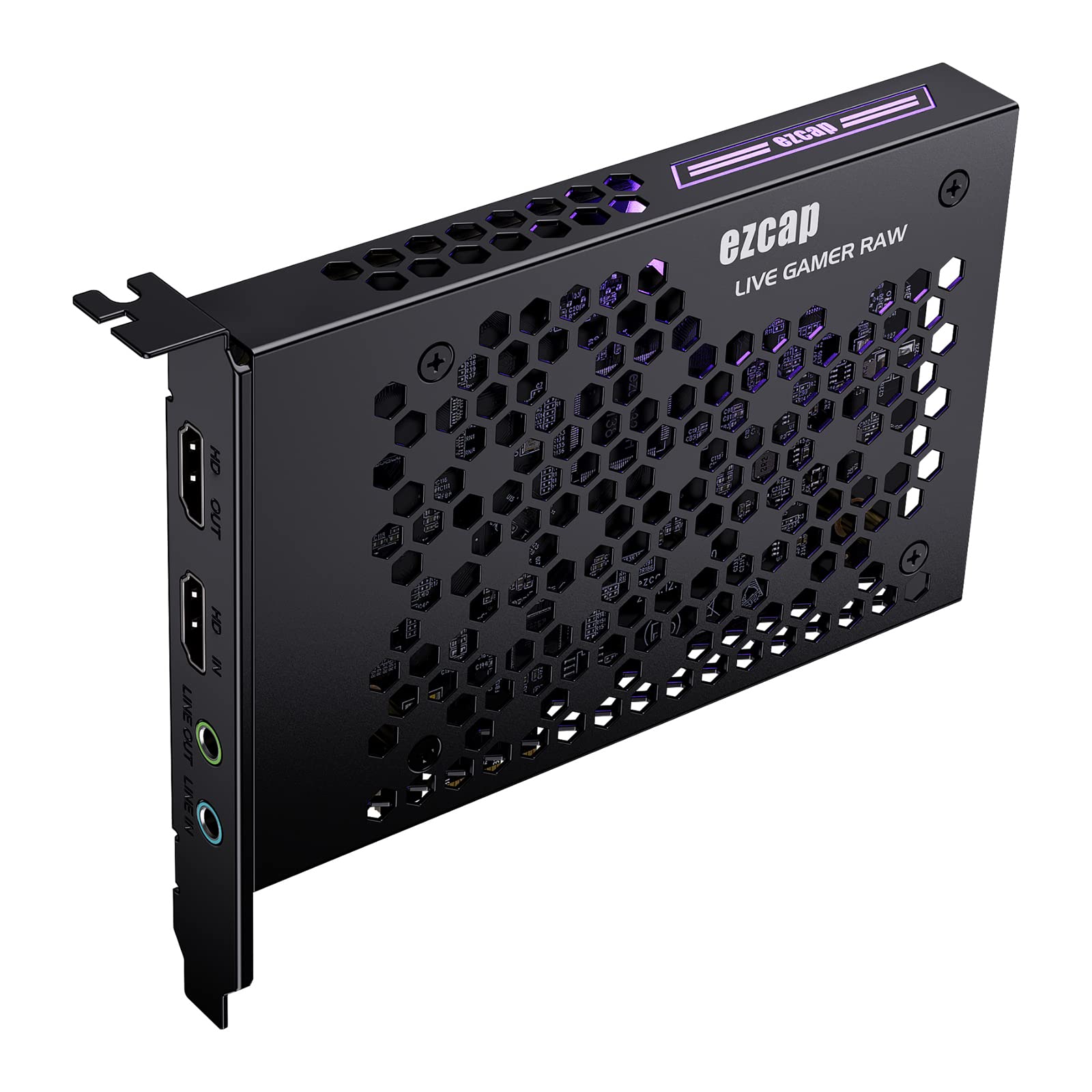Ezcap324B Tarjeta de Captura de Video Live Gamer 4K para Sistemas Juegos y Videocámaras, Graba y Transmite en HD 1080p 1440p para Transmisión Juegos, Educación a Distancia, Fácil Usar,