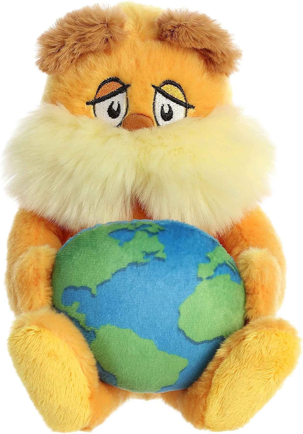 Aurora® Whimsical Dr. Seuss™ Lorax Planet Earth Stuffed Animal - Magical Storytelling - Literary Inspiration - Orange 11 Inches