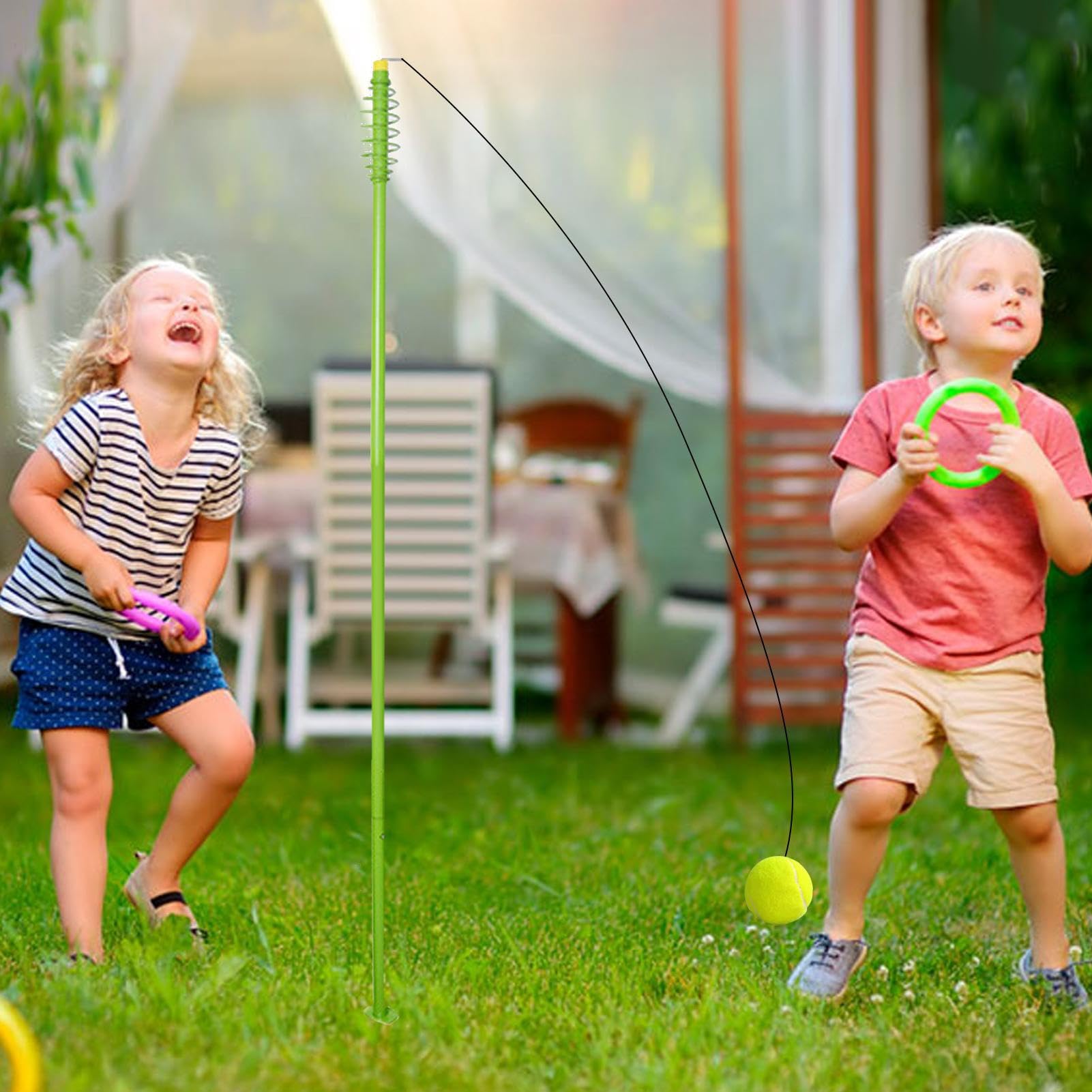 Generisch Tennis Trainer palla di rimbalzo – Solo palla da tennis, accessorio sportivo per colpire oscillante, giocare, feedback, esercizio