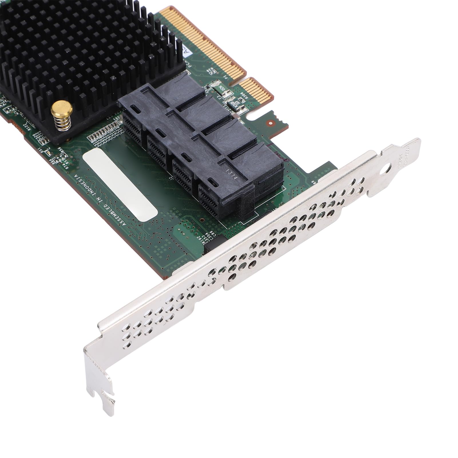 Contrôleur SAS 8643 4 Ports 6 Go PCIe x8 1 Go Cache Carte Array Hautes Performances pour Serveur Informatique Compatibilité Raid 0/1/5/6/10/50/60 6Gb/s SFF-8643