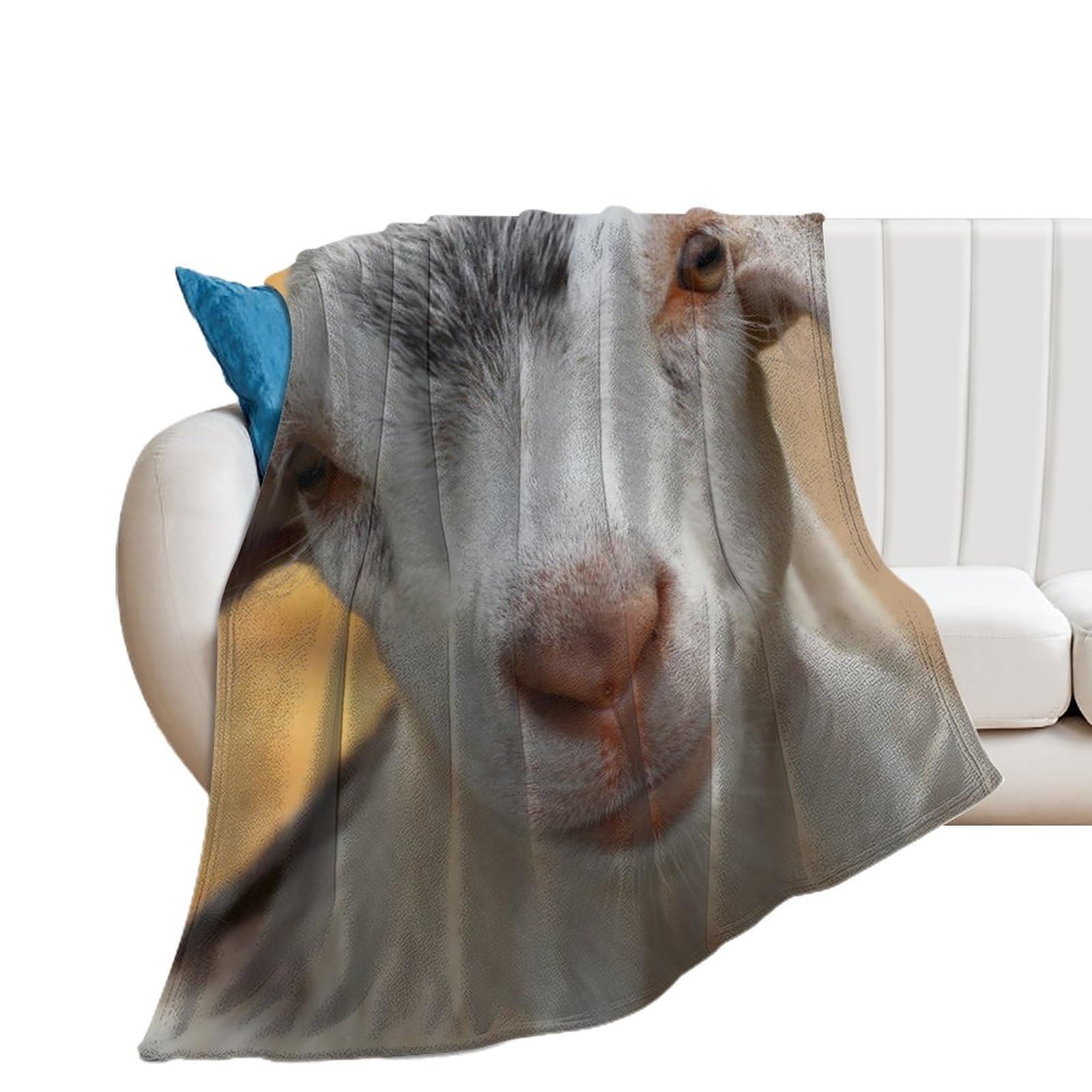 Couverture polaire mouton contre le froid jeté de canapé en flanelle