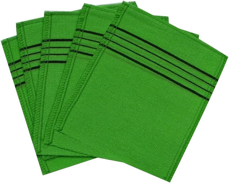 5Pcs Exfoliating Scrub Bath Mitten massage Italy Towel