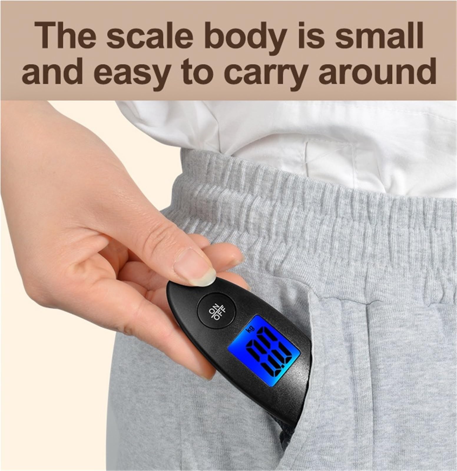 Bilancia per bagagli, Bilancia portatile da 5 pezzi, 40 kg/10 g, ad alta precisione, digitale, con cintura di sospensione, LCD, elettronica for bagagli,per valigia da viaggio