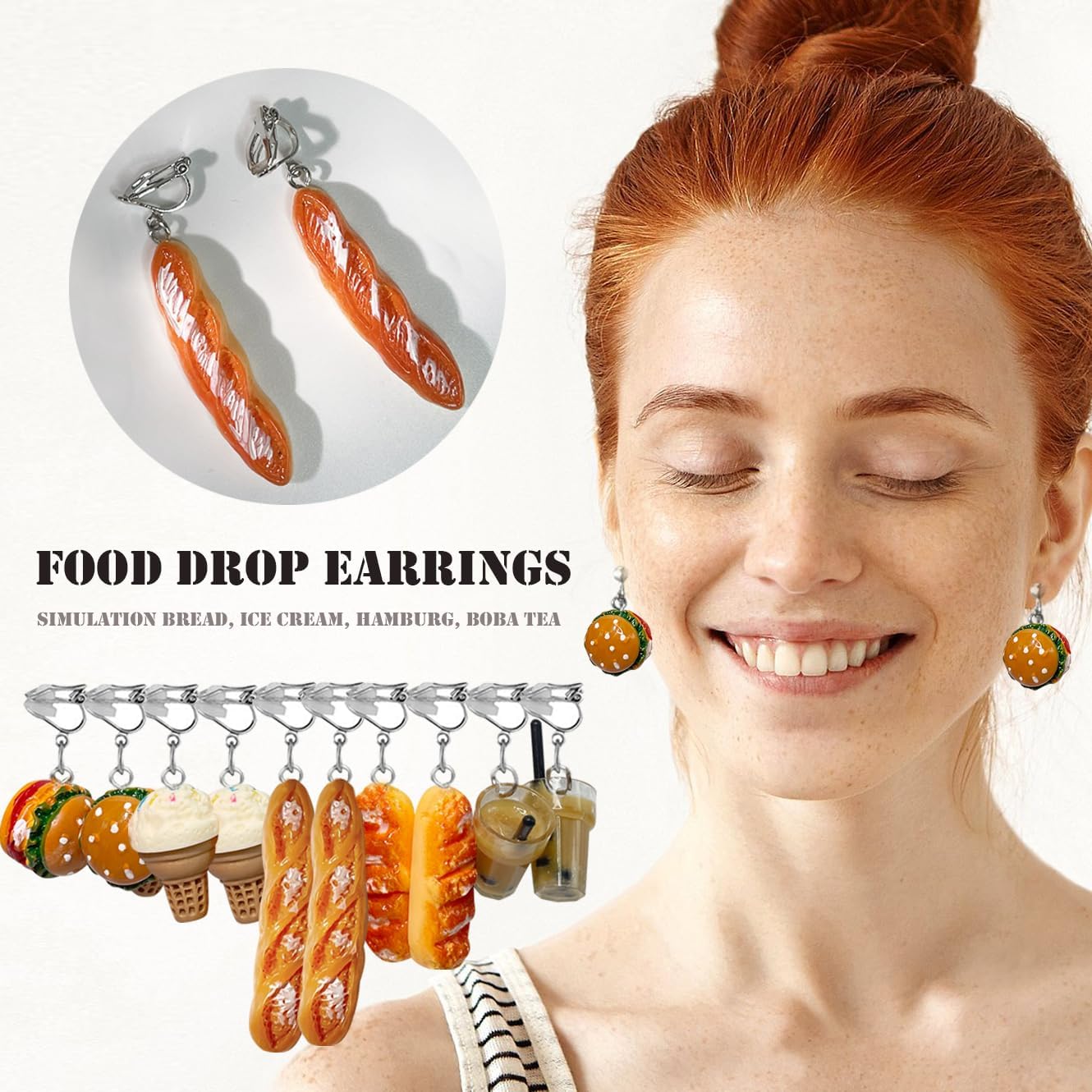 チリダングルピアス 2組 かわいらしい面白い顔 唐辛子 カプシウム 野菜イヤリング レディース ガールズ パーティージュエリー　並行輸入品