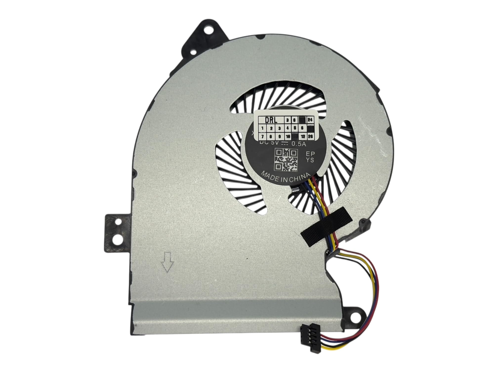 CPU fan for Asus X540UP, X540UA, X540UV, X540NA, X540UB, X540NV, X540BA, X540BP, X540MB, X540MA, X543BA, X543MA, X543NA, X543UA X543UB, model 13NB0DE0T01011 NC85B01-17F11, conector 4pini/8mm