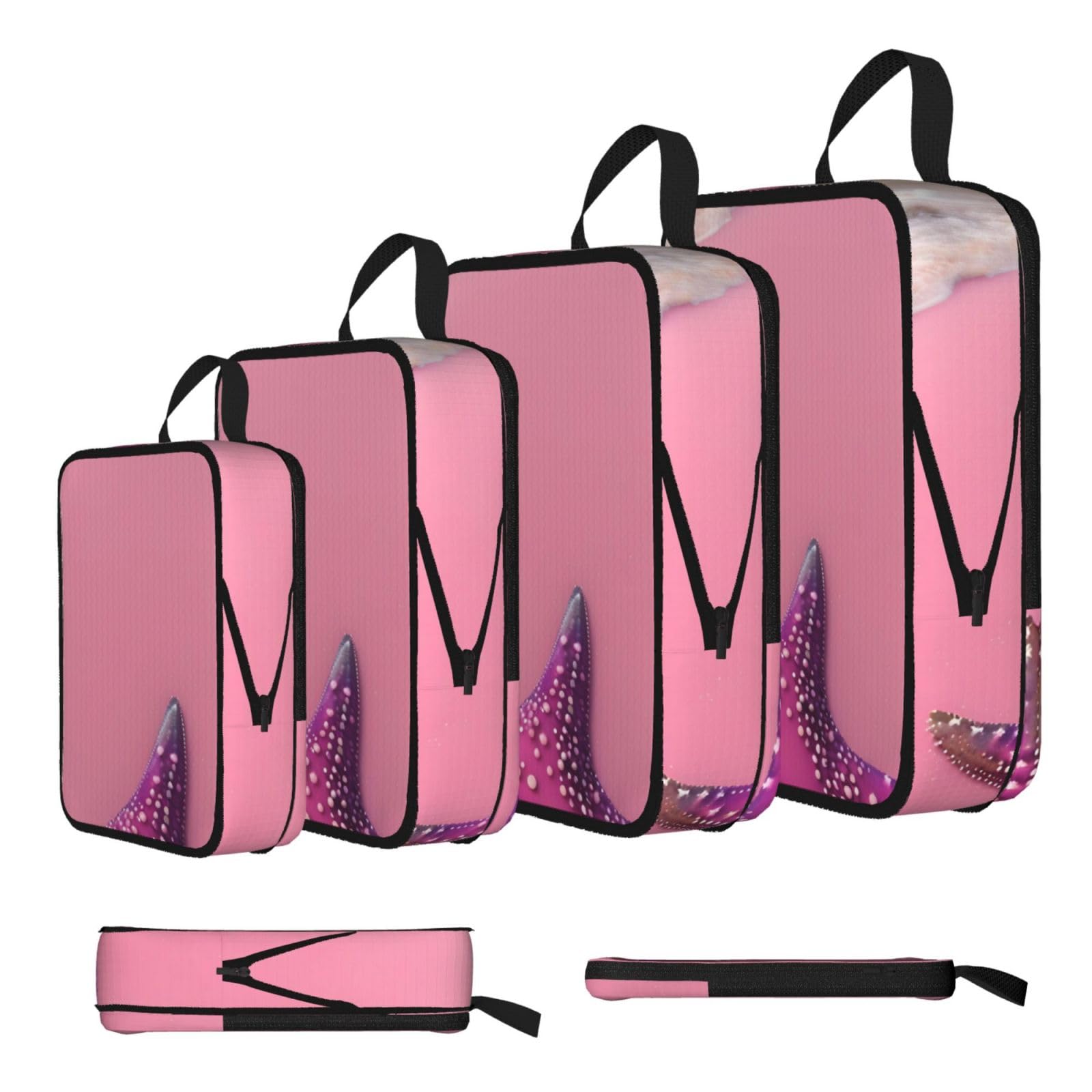 Pink Sand Beach Compression Packing Cubes 4 Piece Set