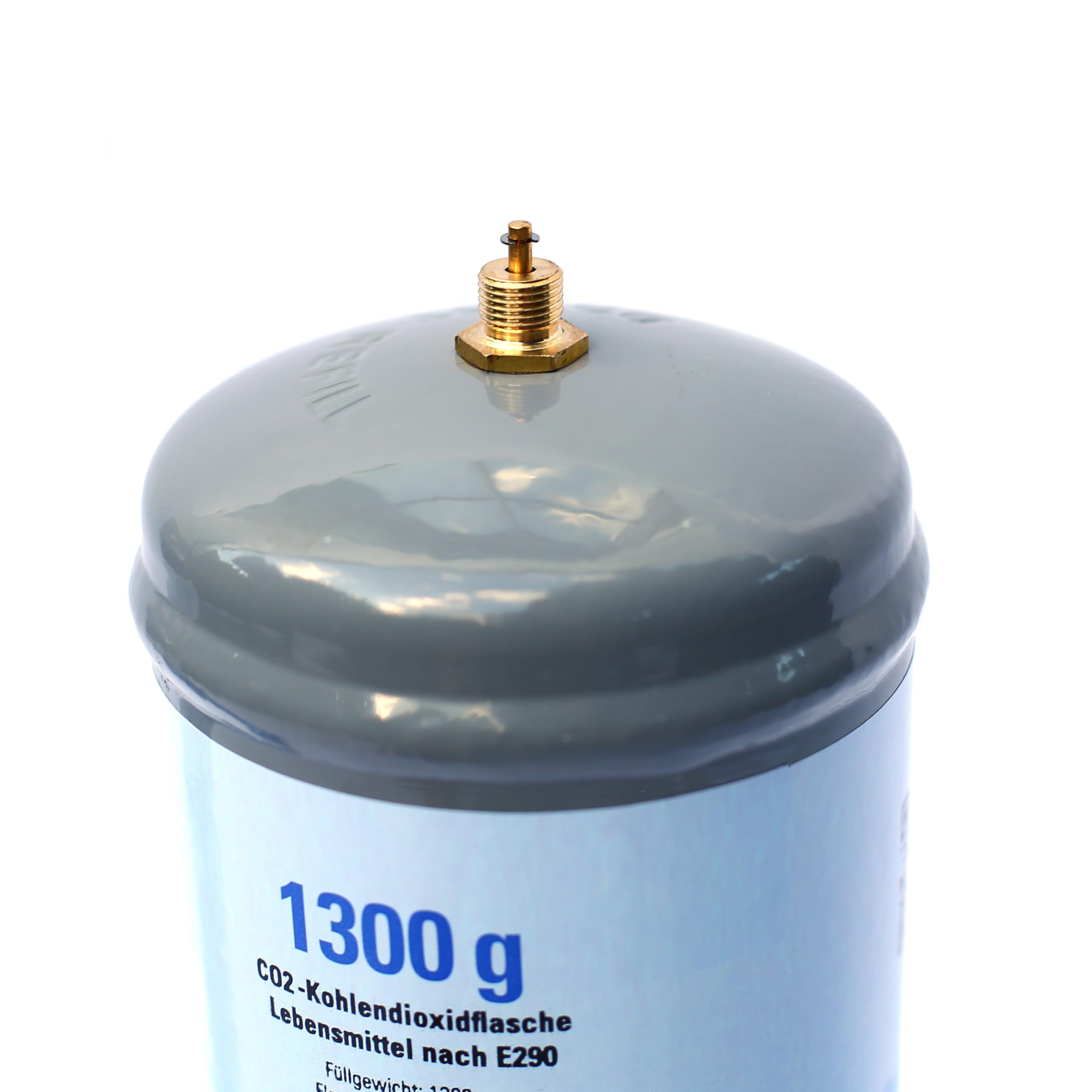 4x 1300g CO2 Kohlensäure/Kohlendioxid Einwegflasche mit Gewinde M10x1 passend für JBL Druckminderer Aquaristik