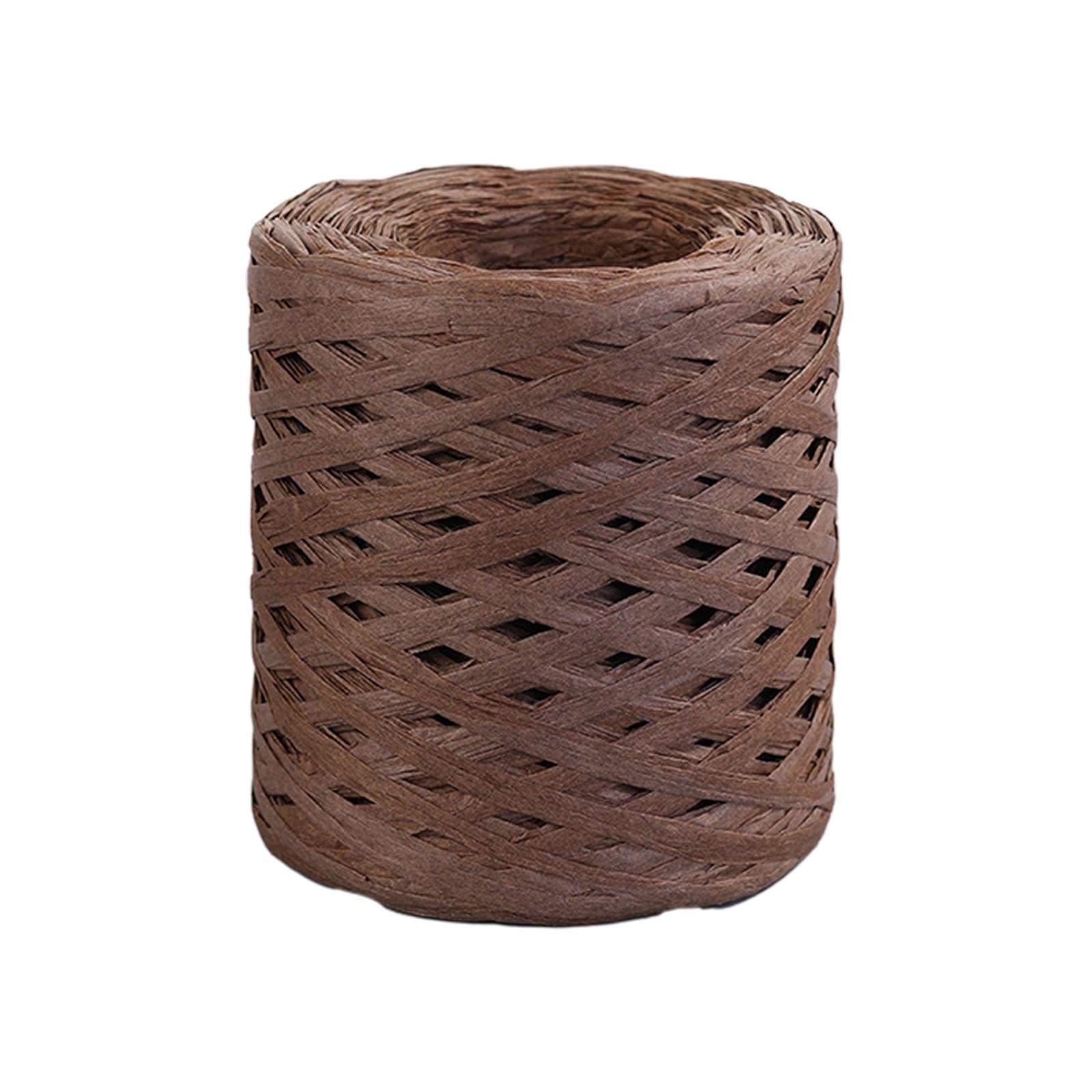 218.72yd Raffia Paper Ribbon Decor for Weaving Gift Wrapping DIY Craft Chocolate| Multi-Purpose Craft Supplies | Crafting Pieces | Ribbon-image-37