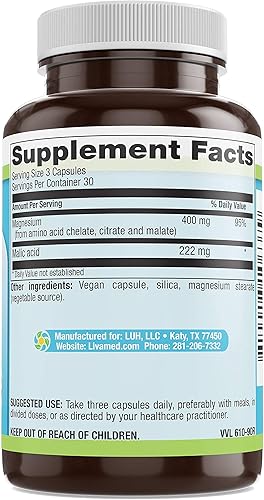 Miniatura 4 de Livamed - Mega Magnesio Veg Caps 90 unidades