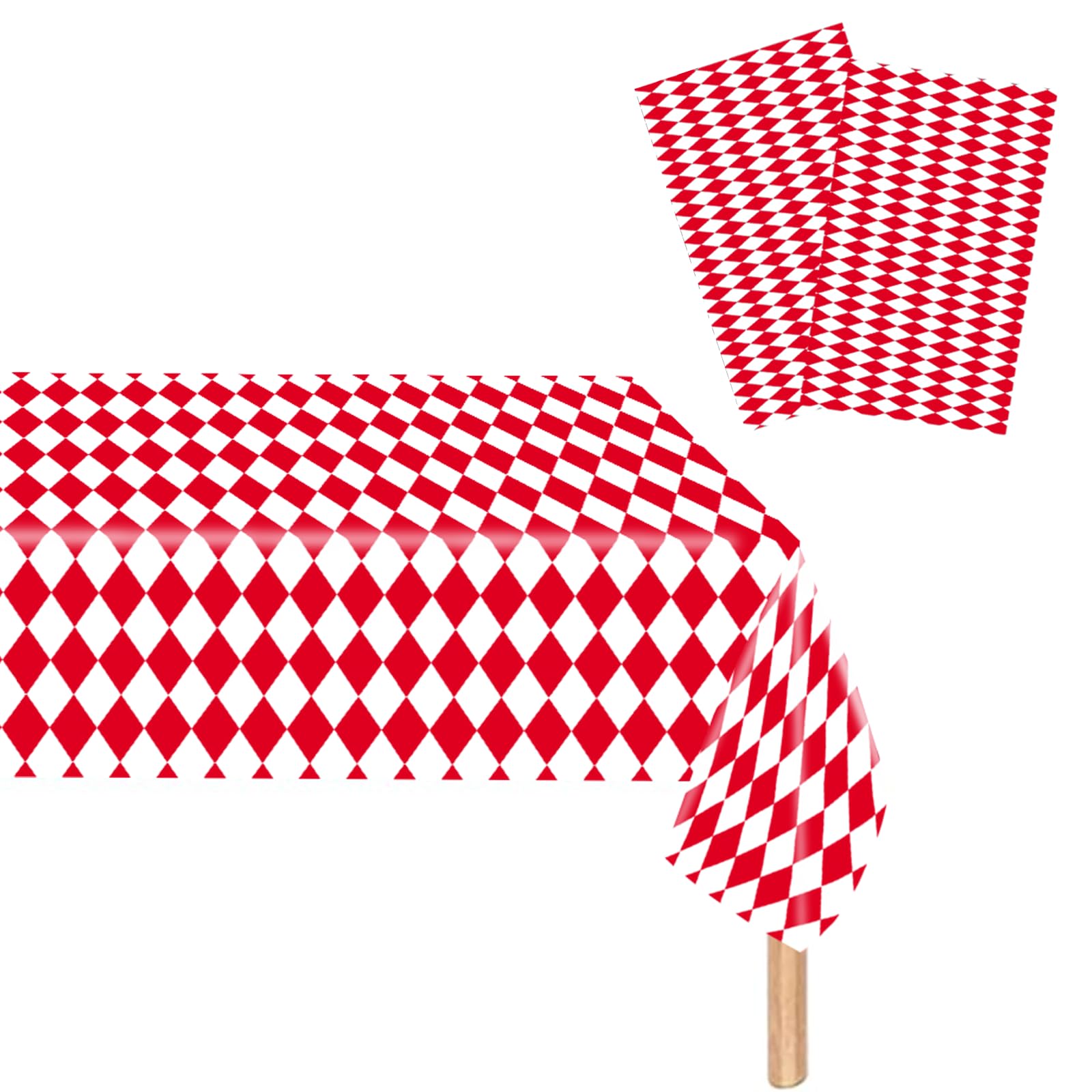ASTARON Oktoberfest Tischdecken – 12 Stück, 137x274cm, Rechteckig, Aus PEVA, Wasser- Und ölbeständig