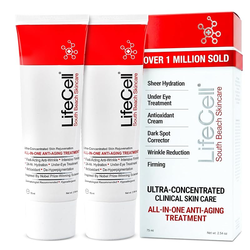 Creme para a região dos olhos LifeCell, Pacote com 2