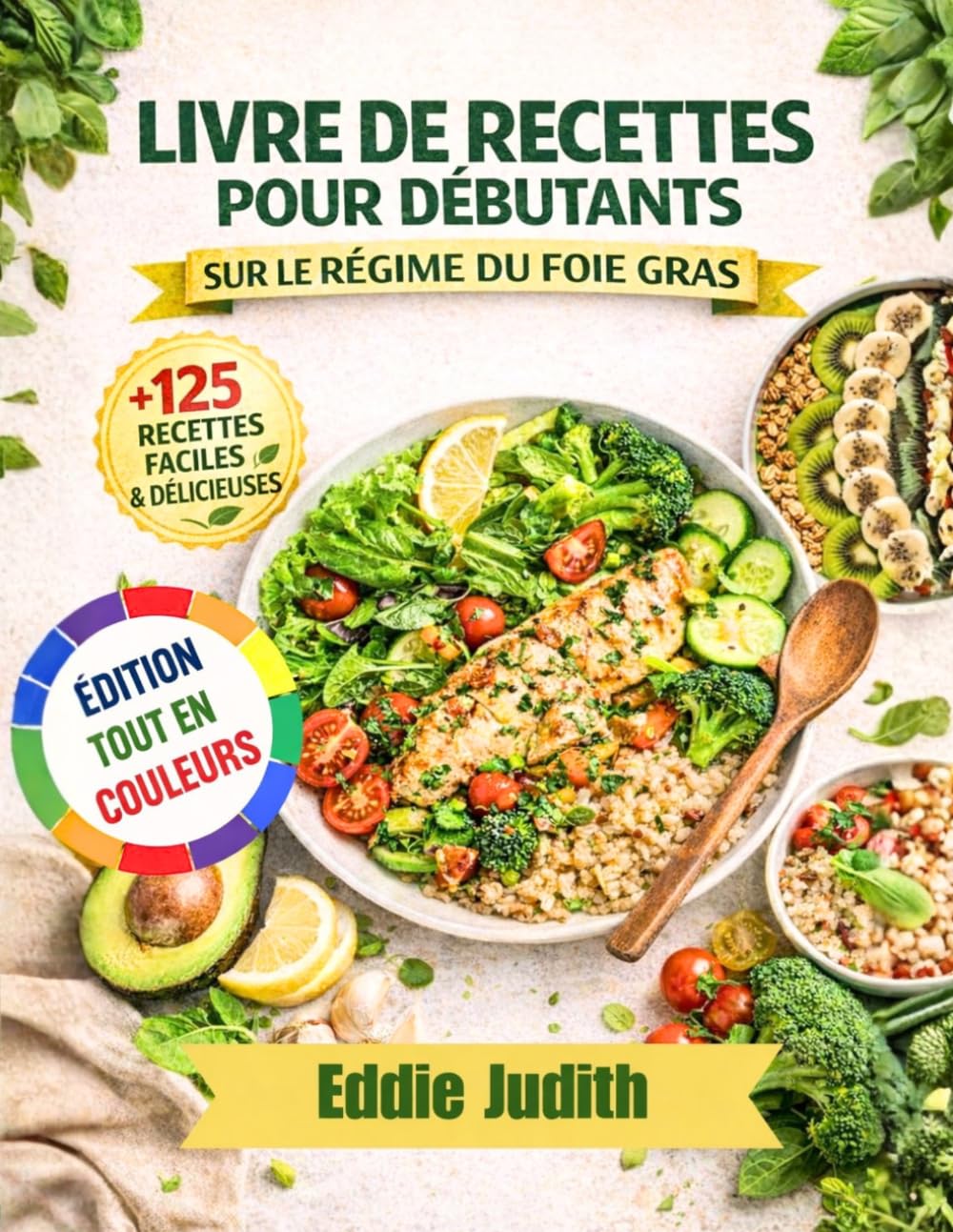 LIVRE DE RECETTES POUR DÉBUTANTS SUR LE RÉGIME DU FOIE GRAS: Recettes simples et savoureuses, pauvres en graisses et pauvres en glucides avec plan de repas