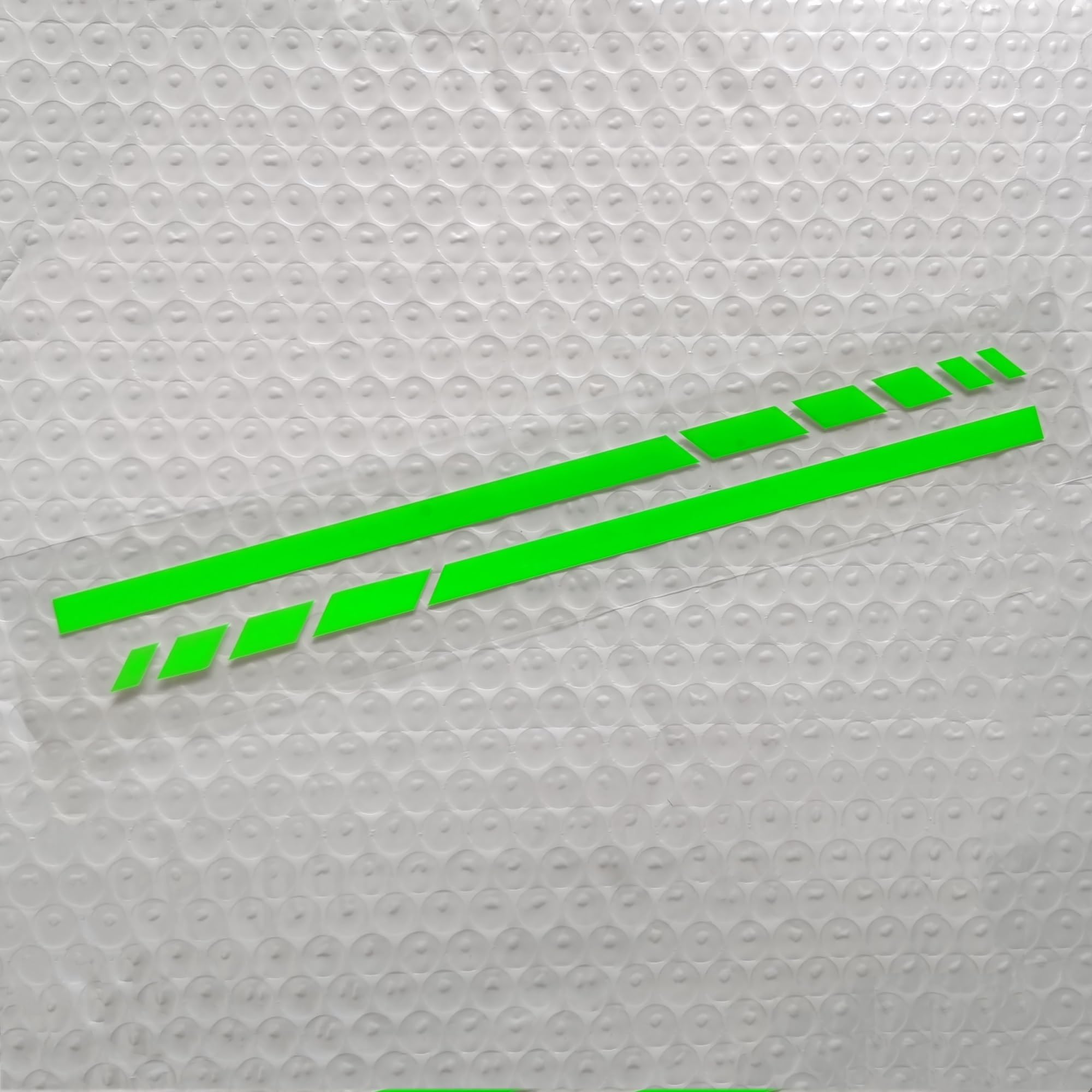 HAfgDJ Motorcycle Front F&Ender Universal Stickers Waterproof Motorbike Reflective Decal