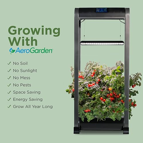 Miniatura 5 de AeroGarden Farm 24XL con kit de semillas para ensalada color negro