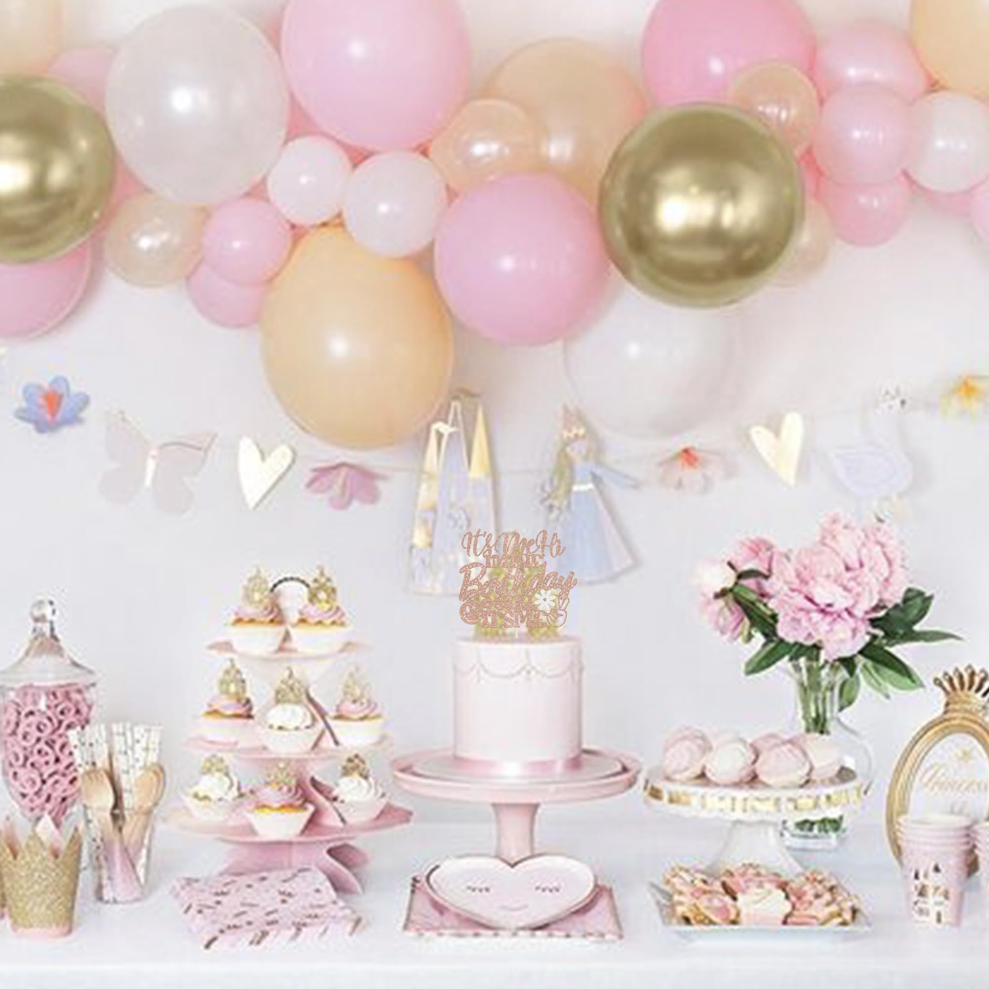 Tortenaufsatz 'I'm The Birthday Girl' – Glitzernde Deko Für Kuchen & Cupcakes