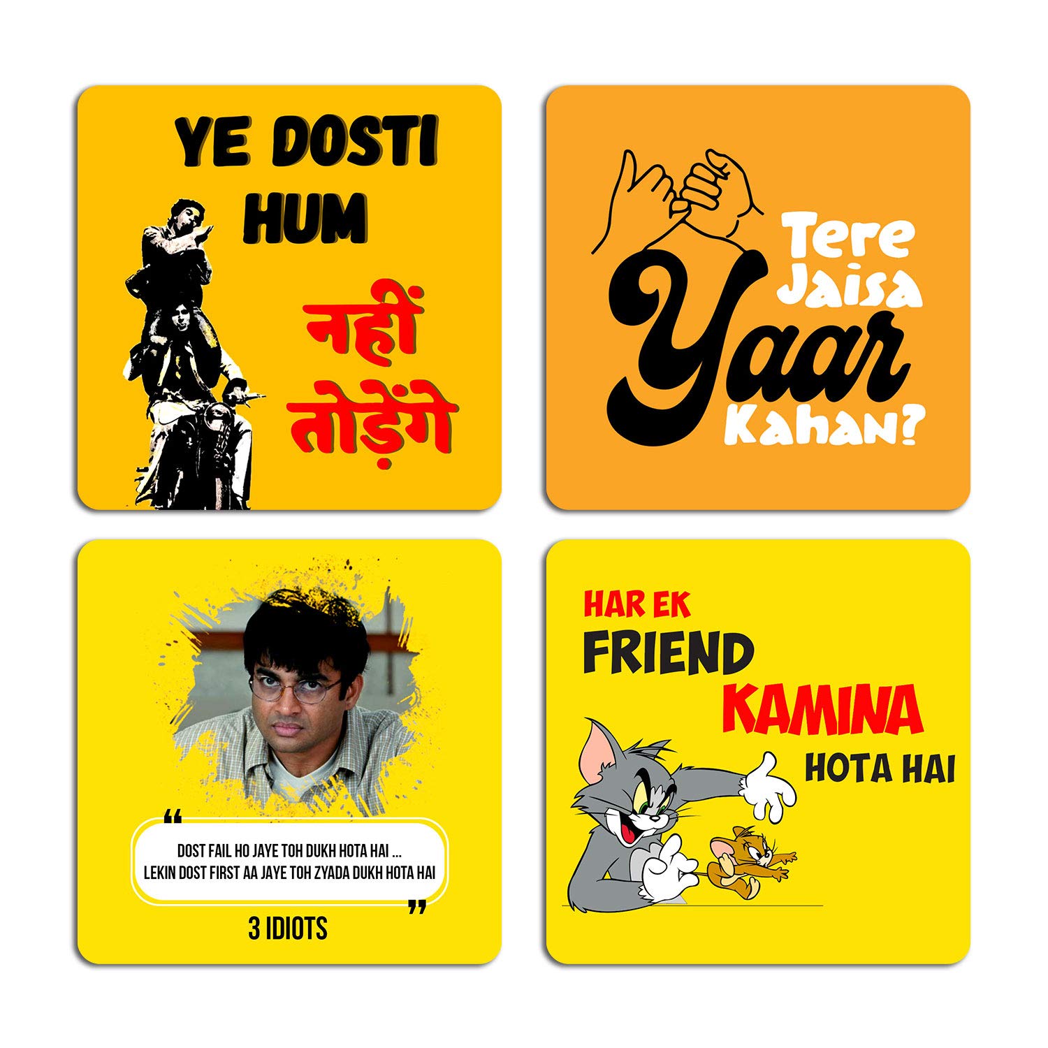 ASHVAH Attitude Coasters - Prints & Typography -15 ASHVAH Attitude Coasters - Prints & Typography -15