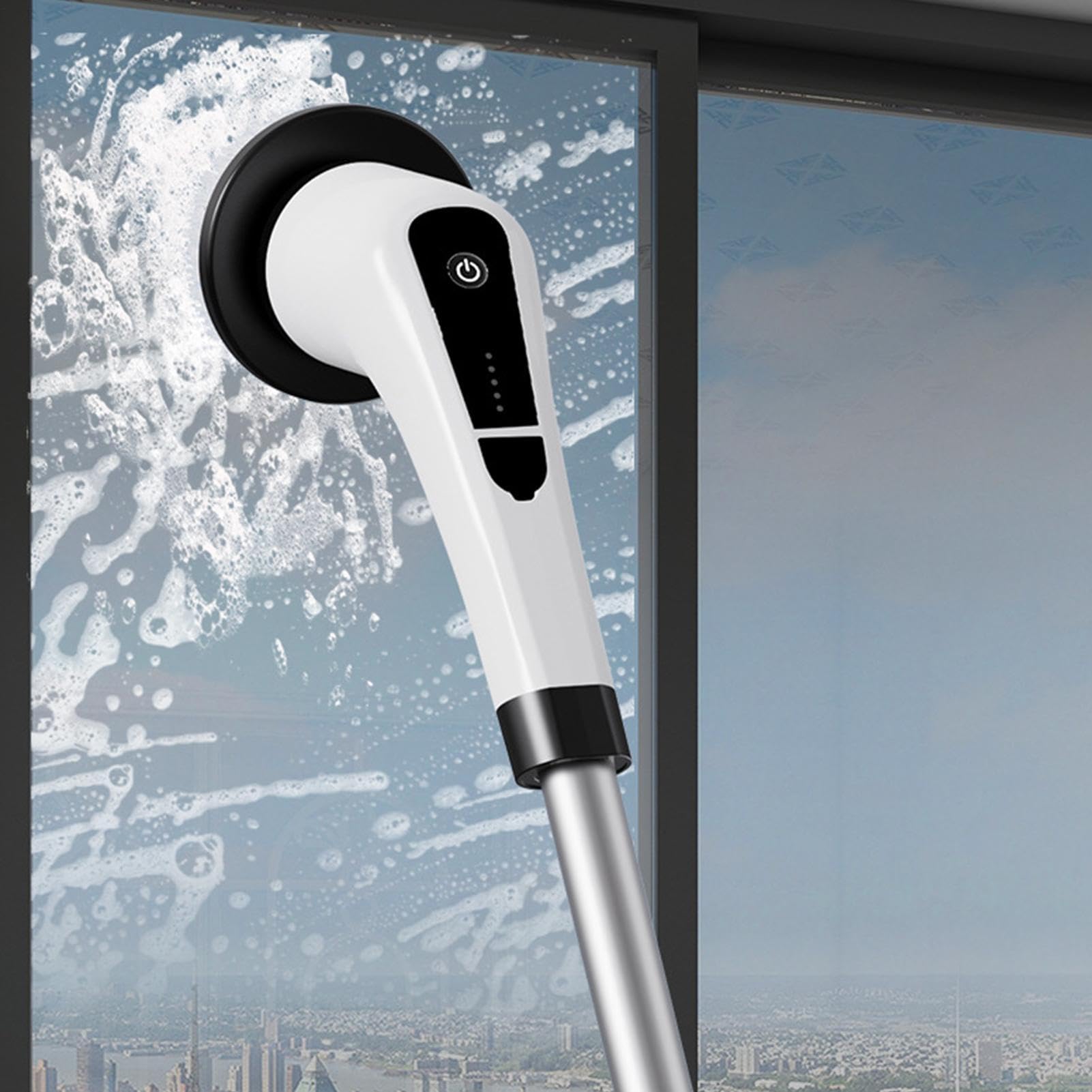 Spazzola Scrub Elettrica 2500 mAh Pulitore Ricaricabile Con Testine