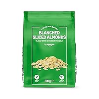 by Amazon Mandorle Pelate Affettate - 200g, confezione da 5