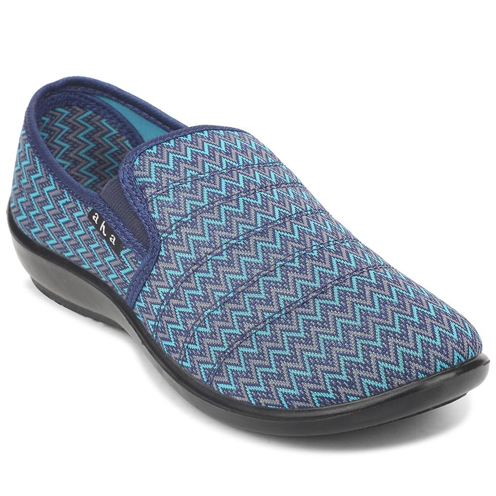 A-HA SELINA-101 Sky Blue Casual Ballerina Shoes for Women-image-23