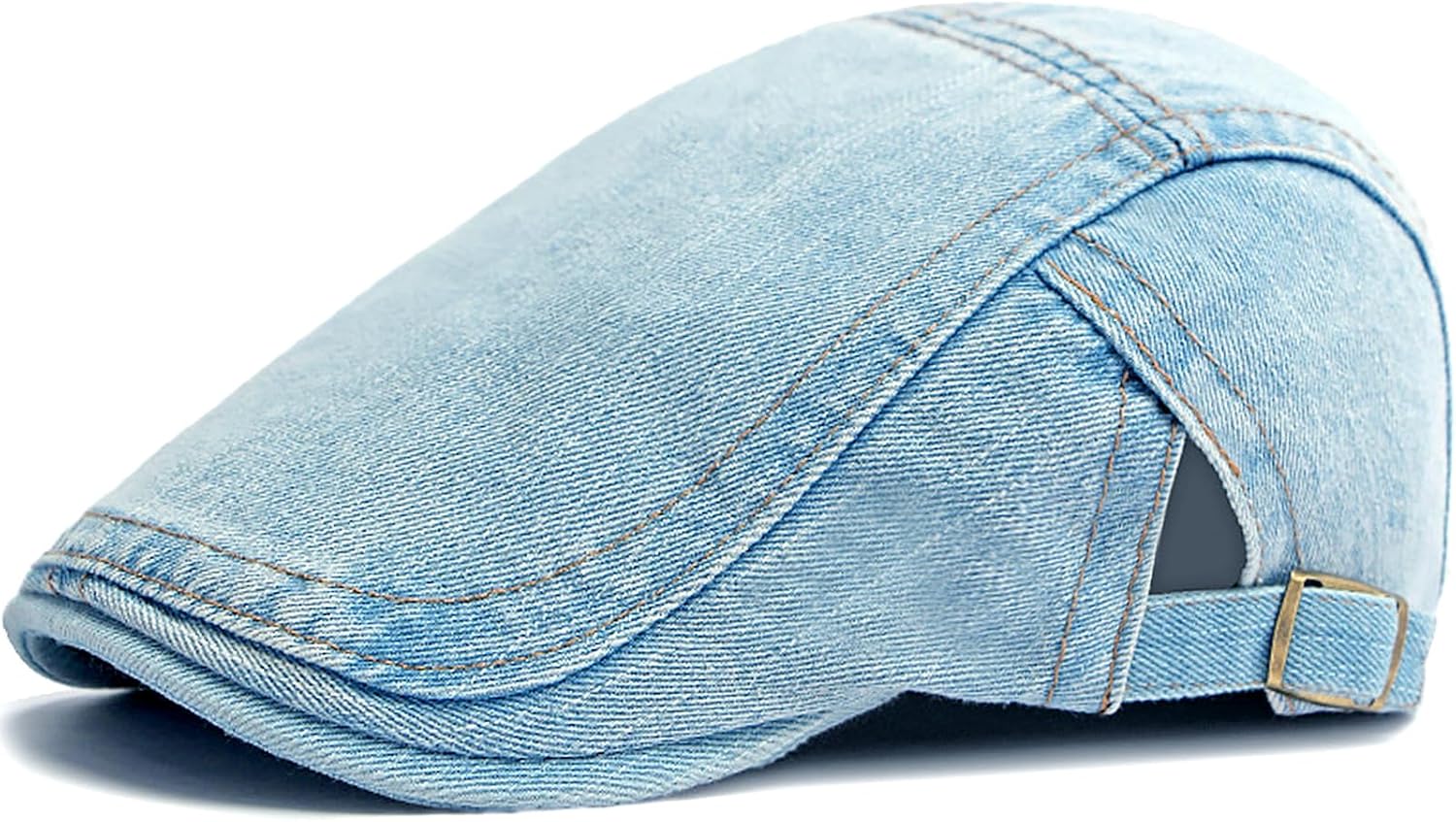 Men Denim Newsboy Hats Adjustable Berets Hats Ivy Gatsby Cabbie Driving Flat Caps