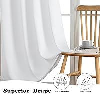 Vista 71 de Simplebrand Juego de 2 paneles de cenefa aguamarina para ventana de cocina de 14 pulgadas de largo, cortinas de oscurecimiento de habitación