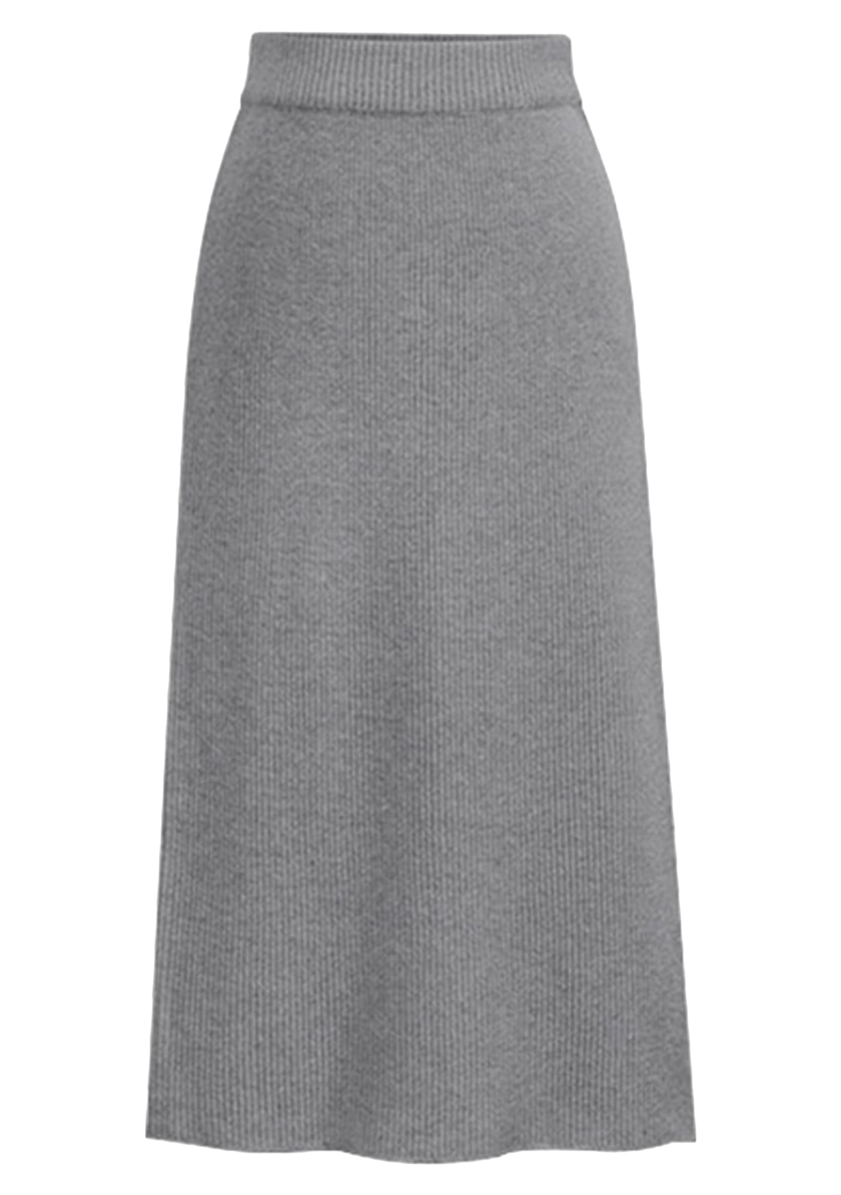 YMING Womens High Waist Side Slit Bodycon Skirts Winter Solid Color Knit Skirt Stretchy Long Pencil Skirts Plus