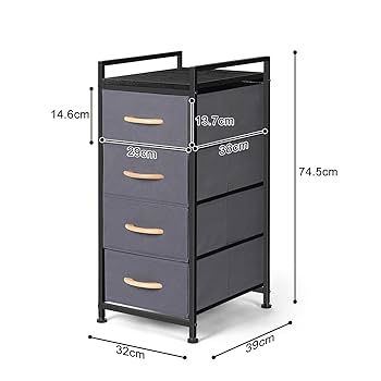 ❣️洋服収納❣️タンス 収納 チェスト 布製 引き出し リビング収納 Amazon｜LYNCOHOME チェスト タンス ヴィンテージ風 北欧風 布製
