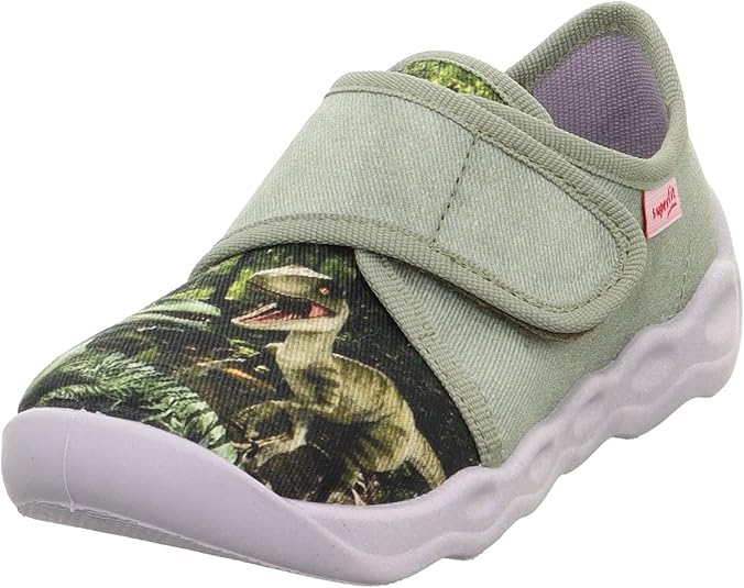 Superfit Bubble Hausschuh Jungen - Bequemer Kinderschuh In Grün Größe 32