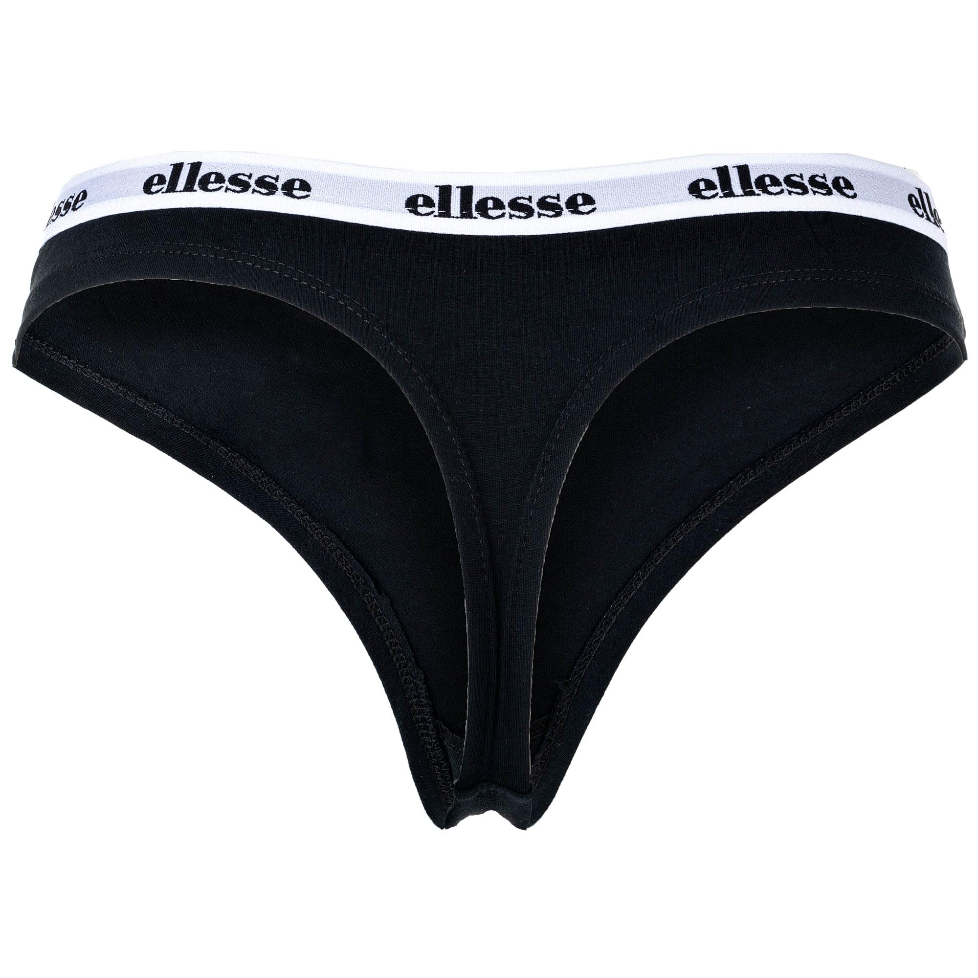 Ellesse Tangas para mujer, pack de 6 – Hillar, ropa interior, algodón elástico, cintura con el logotipo