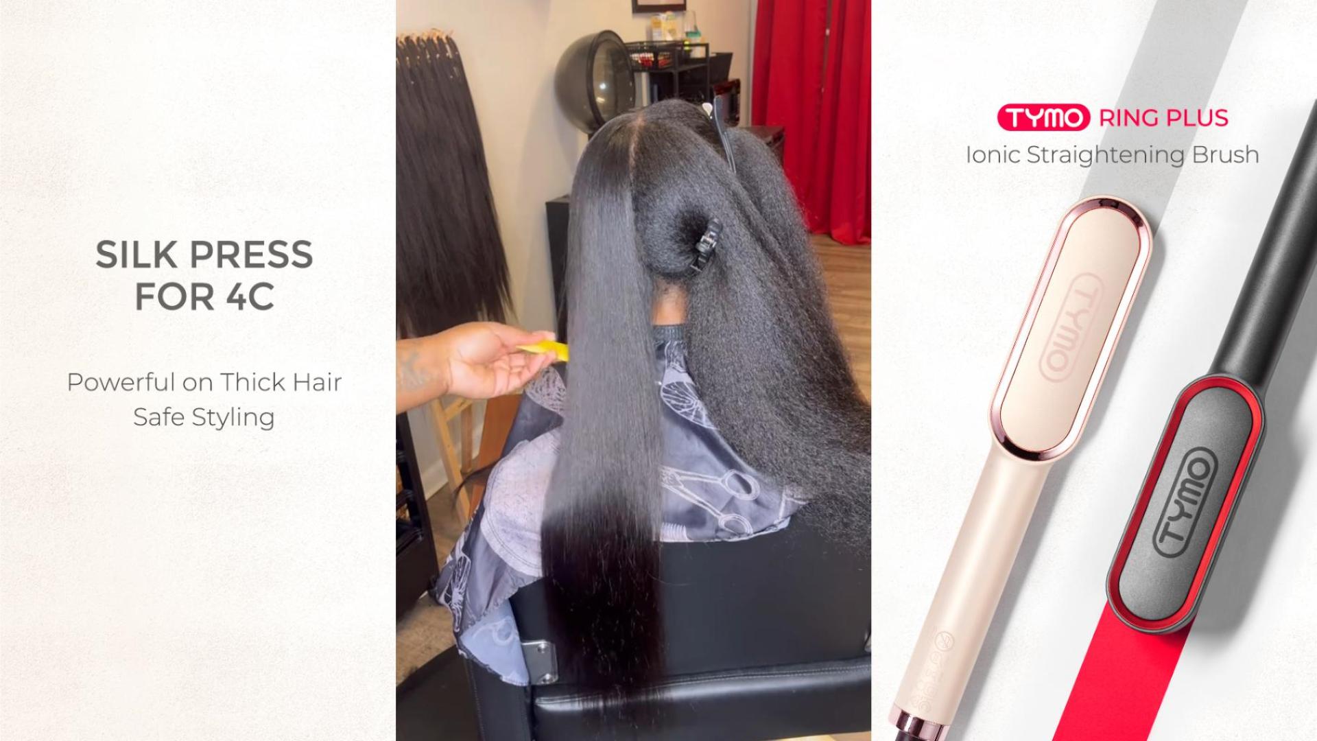 Amazon.com : TYMO Ring Plus Ionic Hair Straightener Brush 