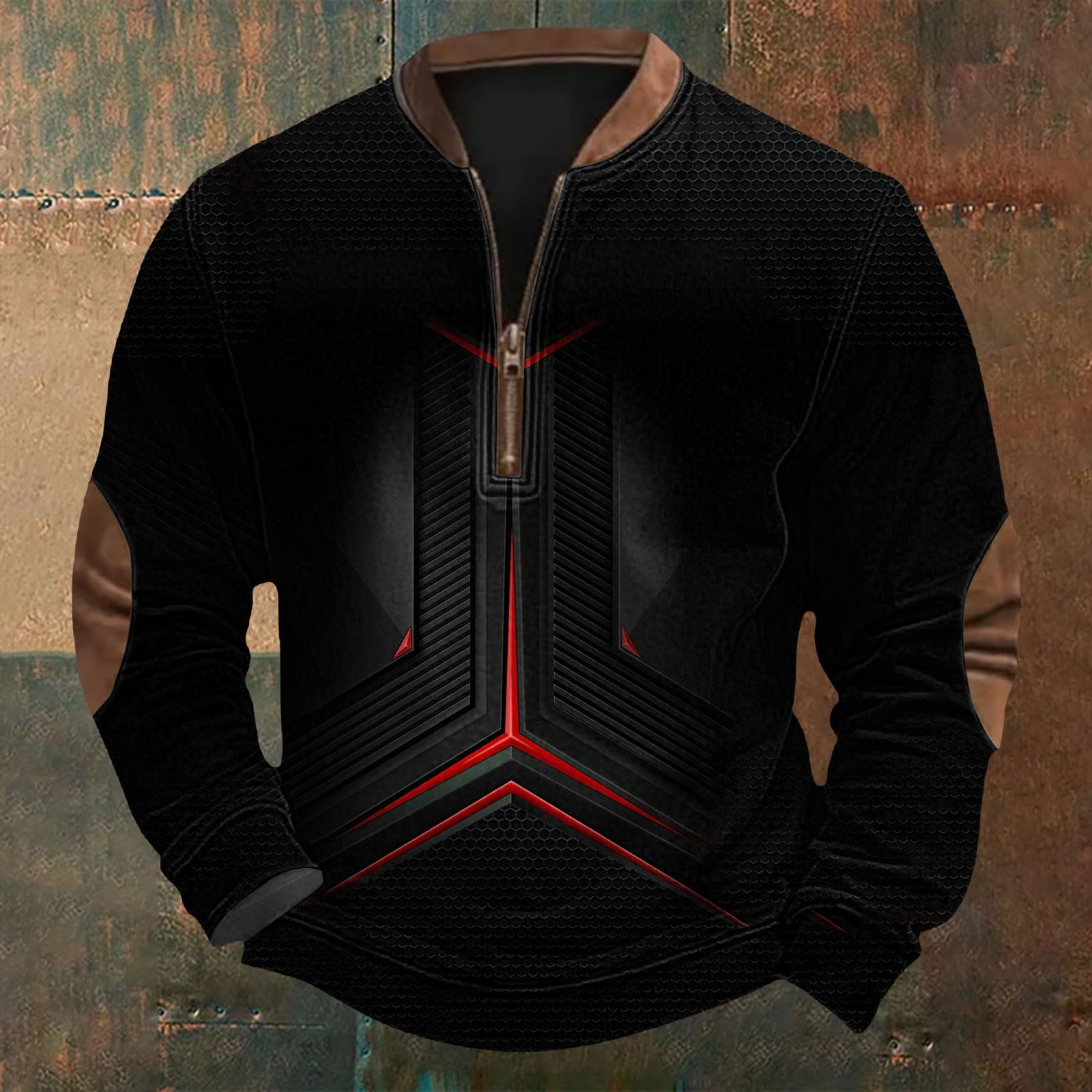 Chaquetones Hombre Invierno Sudadera con Cremallera De Un para Hombre, Informal, Manga Larga, Cuello Alto, Poliéster, Tallas S-5Xl Traje Azul Chaqueta Cortavientos Camisa Sin Mangas Ropa
