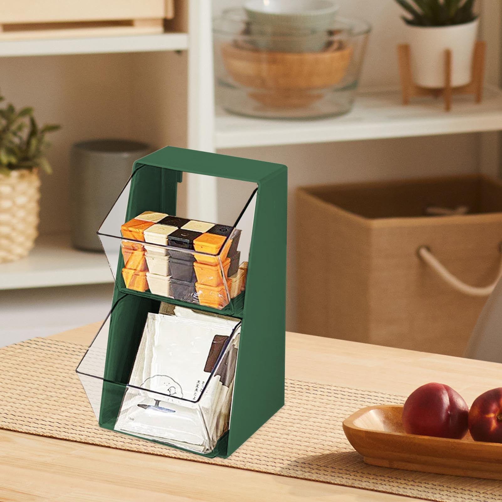 Organizer Per Bustine Di Tè, Portabustine Di Tè In Legno, Cassetta