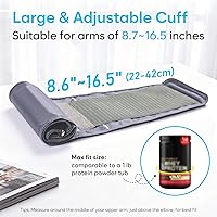 Vista 3 de Easy@Home Digital Blood Pressure Monitor Upper Arm with Pulse Rate Indicator, Accurate Automatic BP Machine with with Free App MyHeartPal, Not