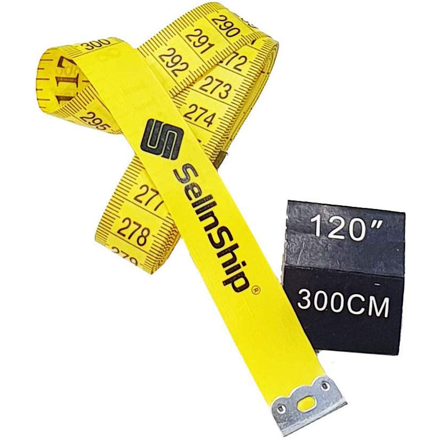 120 Inch Sewing Measuring Tape – Extra Heavy Duty, Double Ink Coated, Fiberglass Tailor’s Ruler for Accurate Dressmaking, Stitching, Body & Fabric Measurements