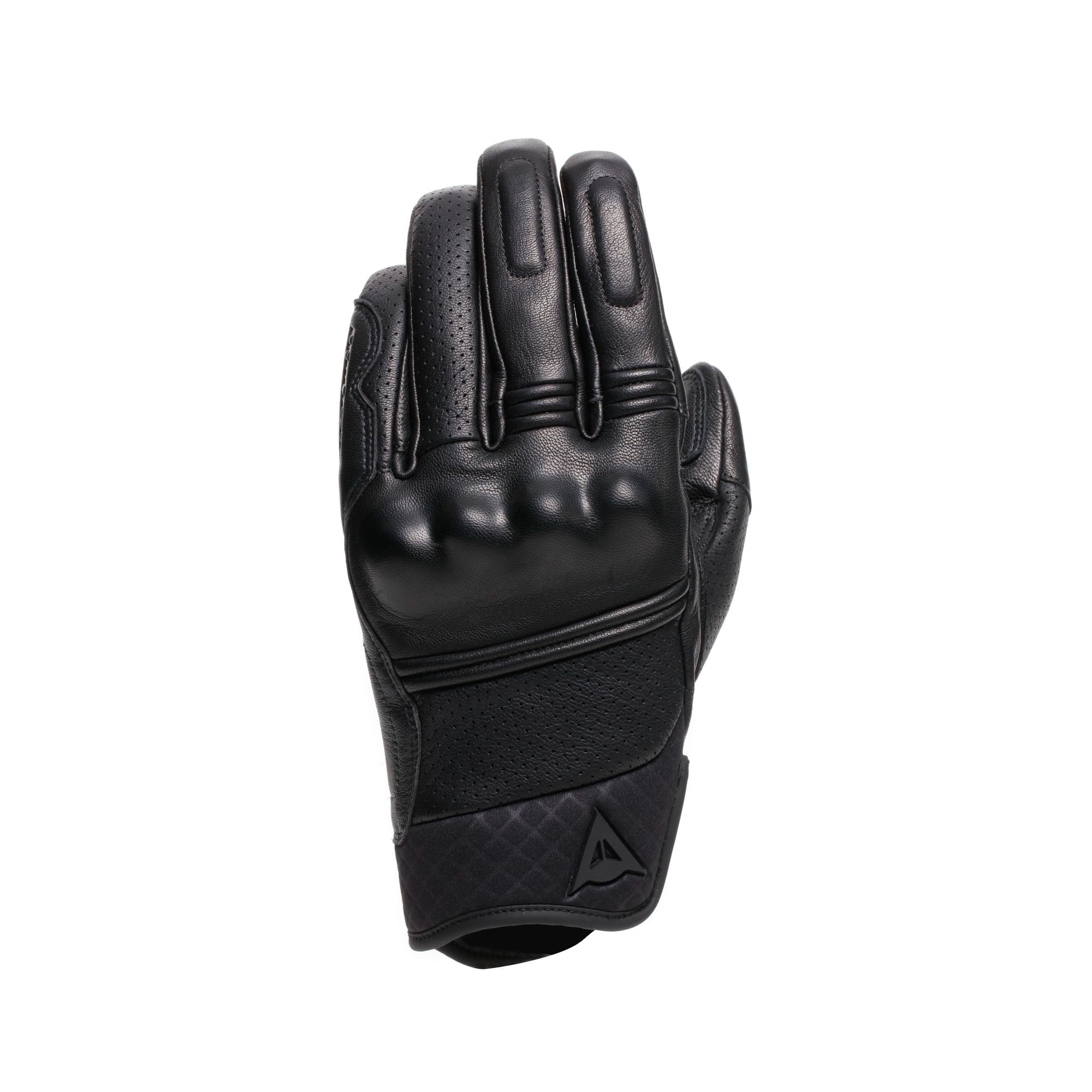 Dainese - Folgor Gloves Men's Leather Motorcycle Gloves, Black/Black, L