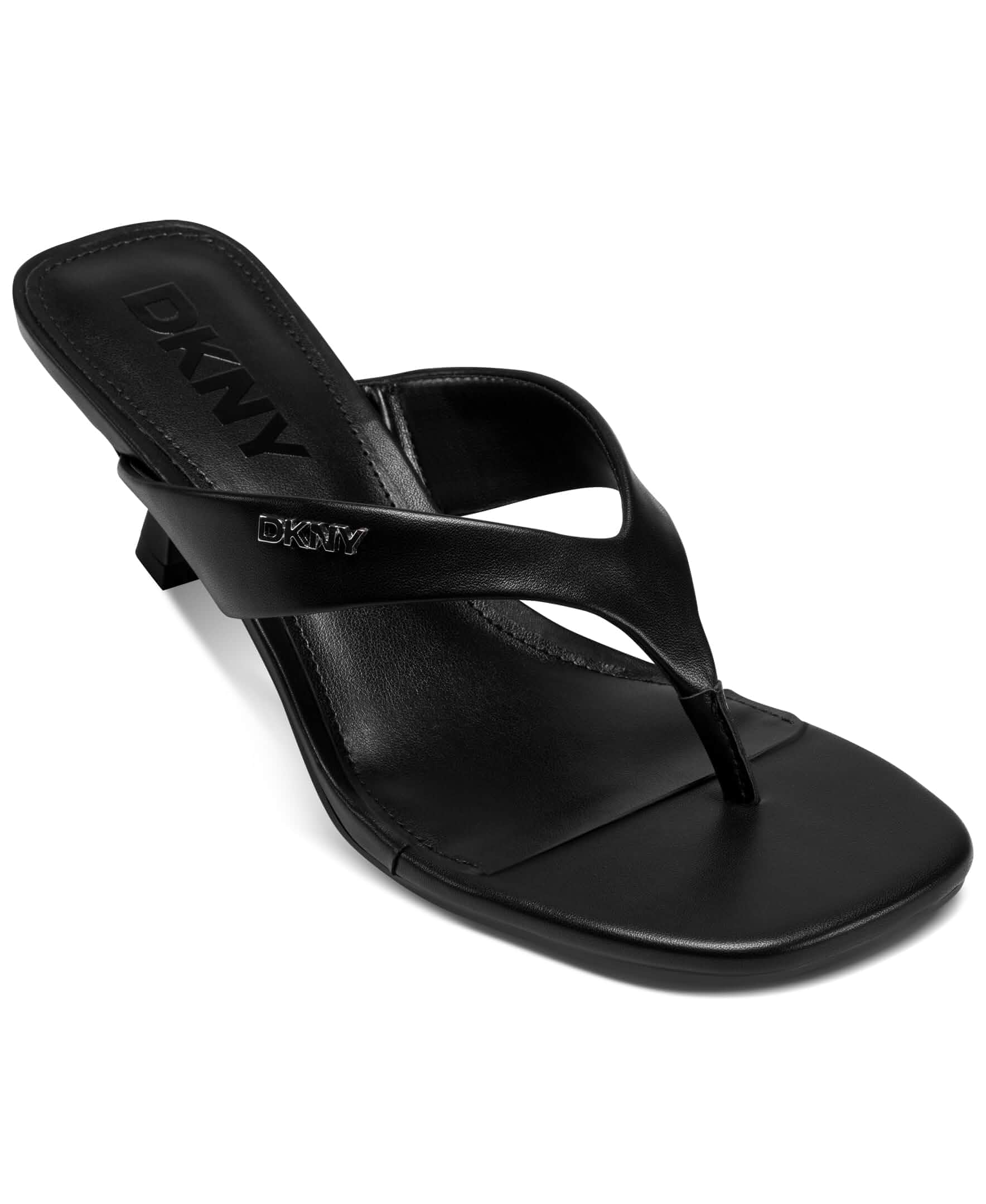 DKNY Women's Mackey Thong Flip Flop Heel
