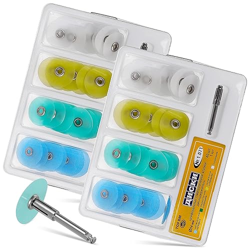 Healifty 80 unids suministros discos de pulido surtido kit herramienta DentalPolisher Material Herramientas polaco con vástago mandril accesorios