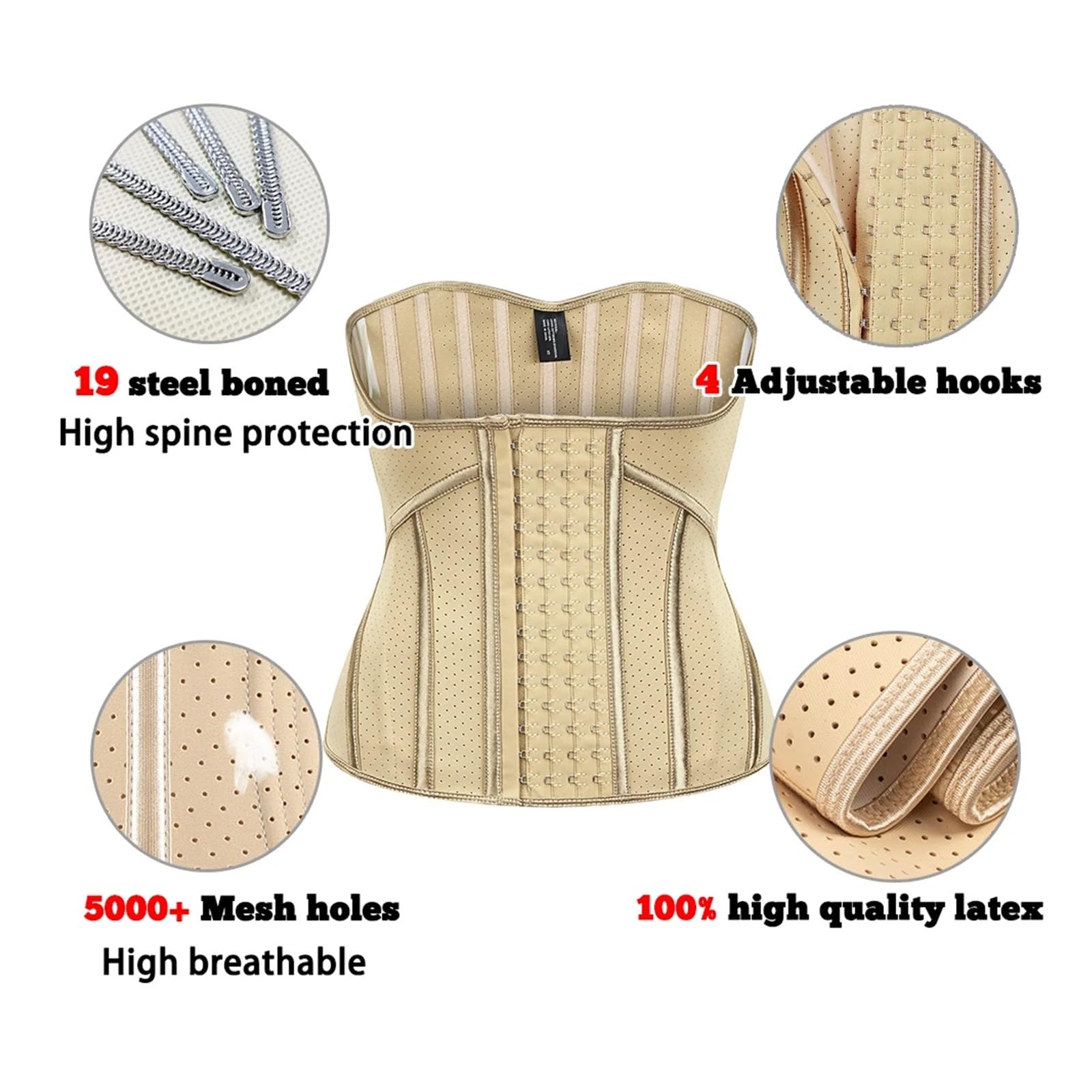 Ceinture Abdominale pour Femme Corset Amincissant for Femme, Gaine Amincissante, de Poitrine, réducteur Corps, Ceinture Abdominale pour Le Sport