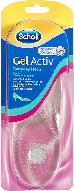 Scholl Gel Activ Everyday Heels Insoles, One Size Fits All