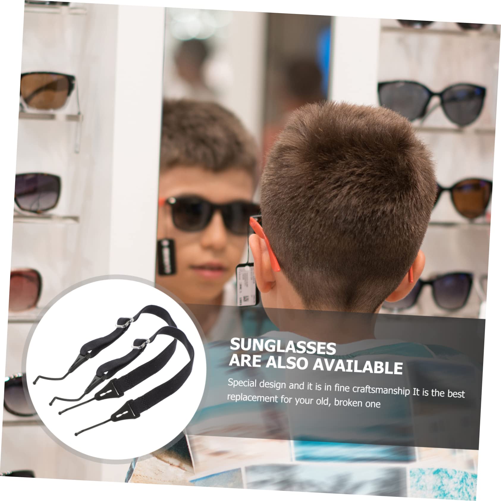 OSALADI 16pièces Élastique Anti-dérapant Pour Lunettes Cordons Réglables Confortables Pour Activités Extérieures Et Sportives Parfait Pour Adultes
