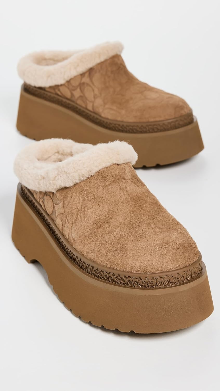 Coach Womens Cecilia Shearling Clog - Image 5