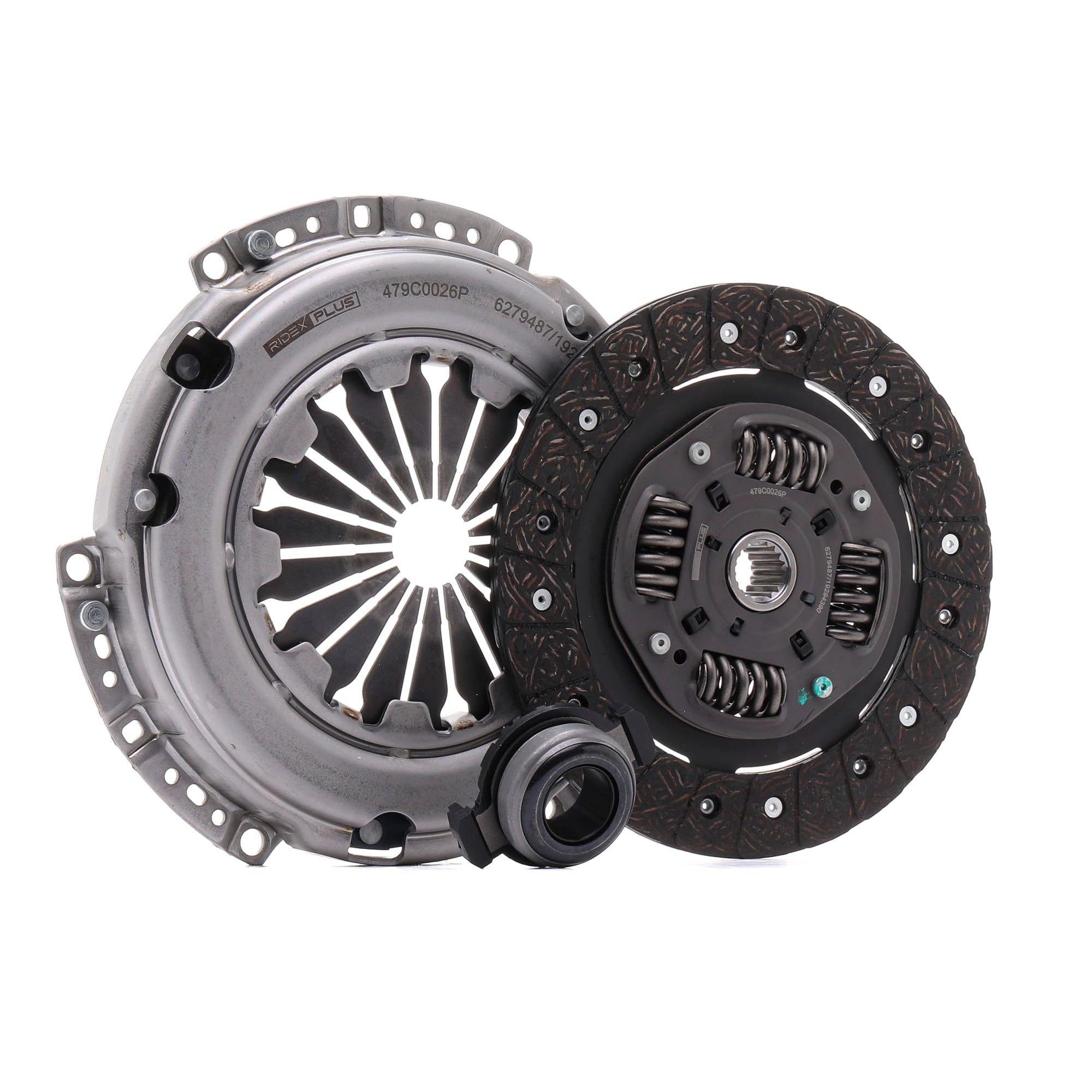 RIDEX PLUS 479C0026P Kit de embrague con cojinete de desembrague Compatible con PEUGEOT 206 Fastback 2A/C