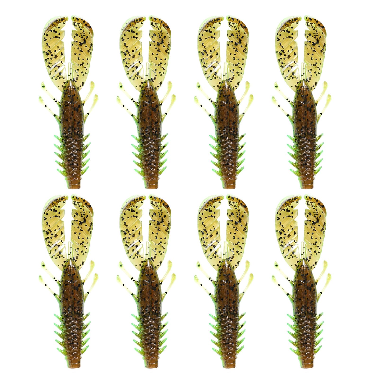 Shrimp Soft Bait Lure Art Trout Artificial Fishing Bait Lures Fishing Accessories 7.5cm 3.7g Swimbait Lures