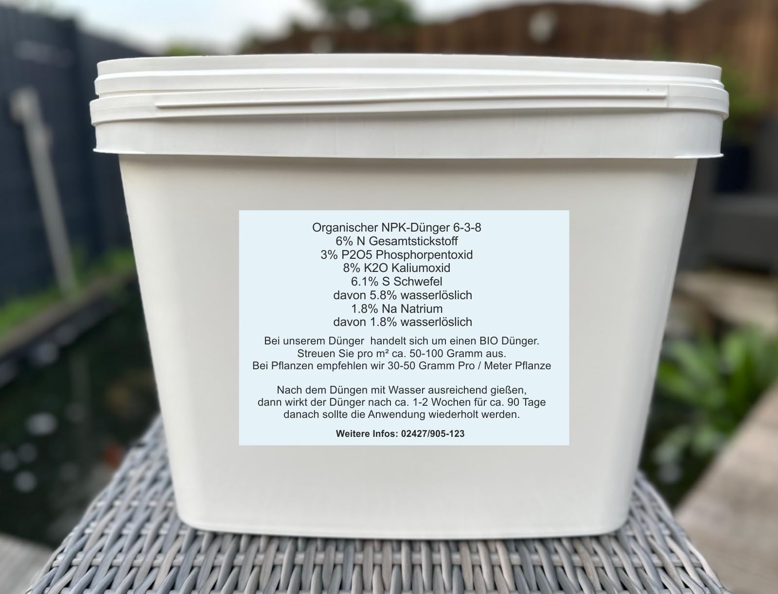 Natur 10KG Universaldünger für Tropische Palmen Pflanzen Bananen Oliven Bäume Zitronen-, Palmen. Pflanzen im Garten Düngen
